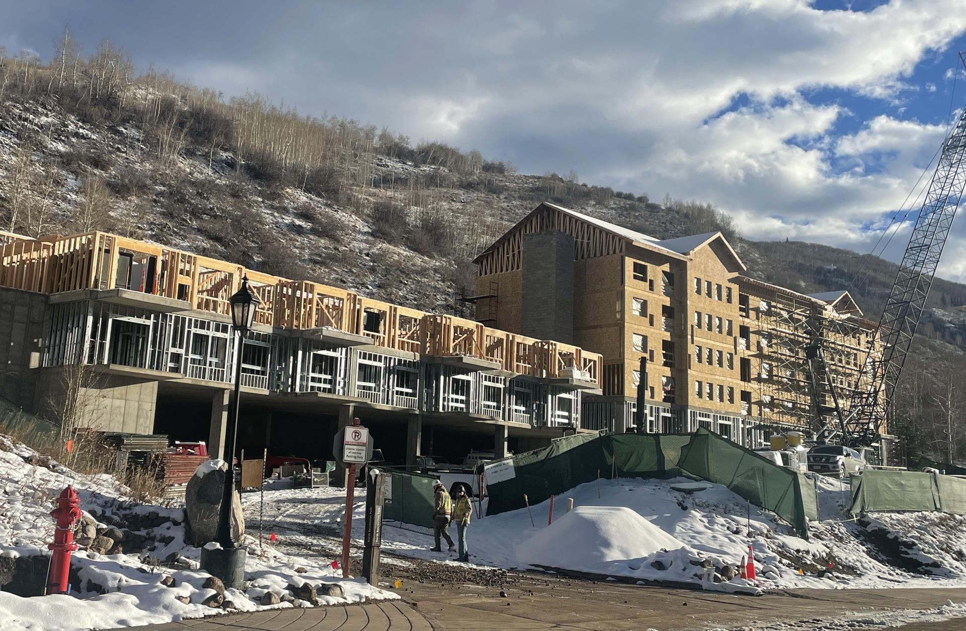 Residences at Main Vail November 2022 Progress